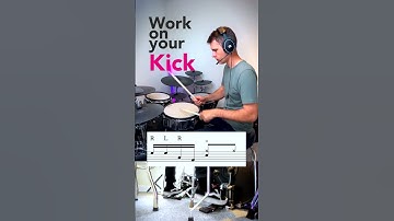 Work on your Kick next! - DRUM LESSON  #drums #drumnotation #drumlessons