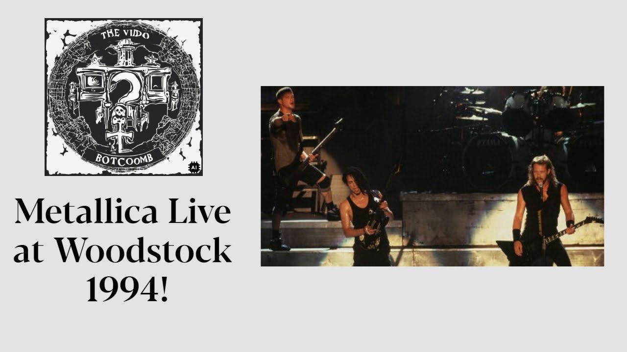 Metallica Woodstock 