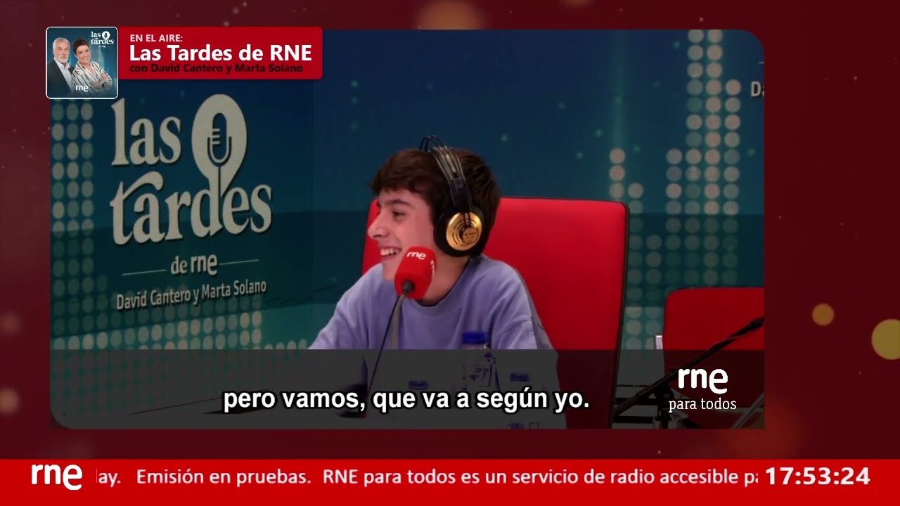 Gonzalo Pinillos en Las Tardes de RNE (Radio para todos, 23/10/2025)