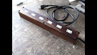 かっこいいコンセントタップ作ってみました　2