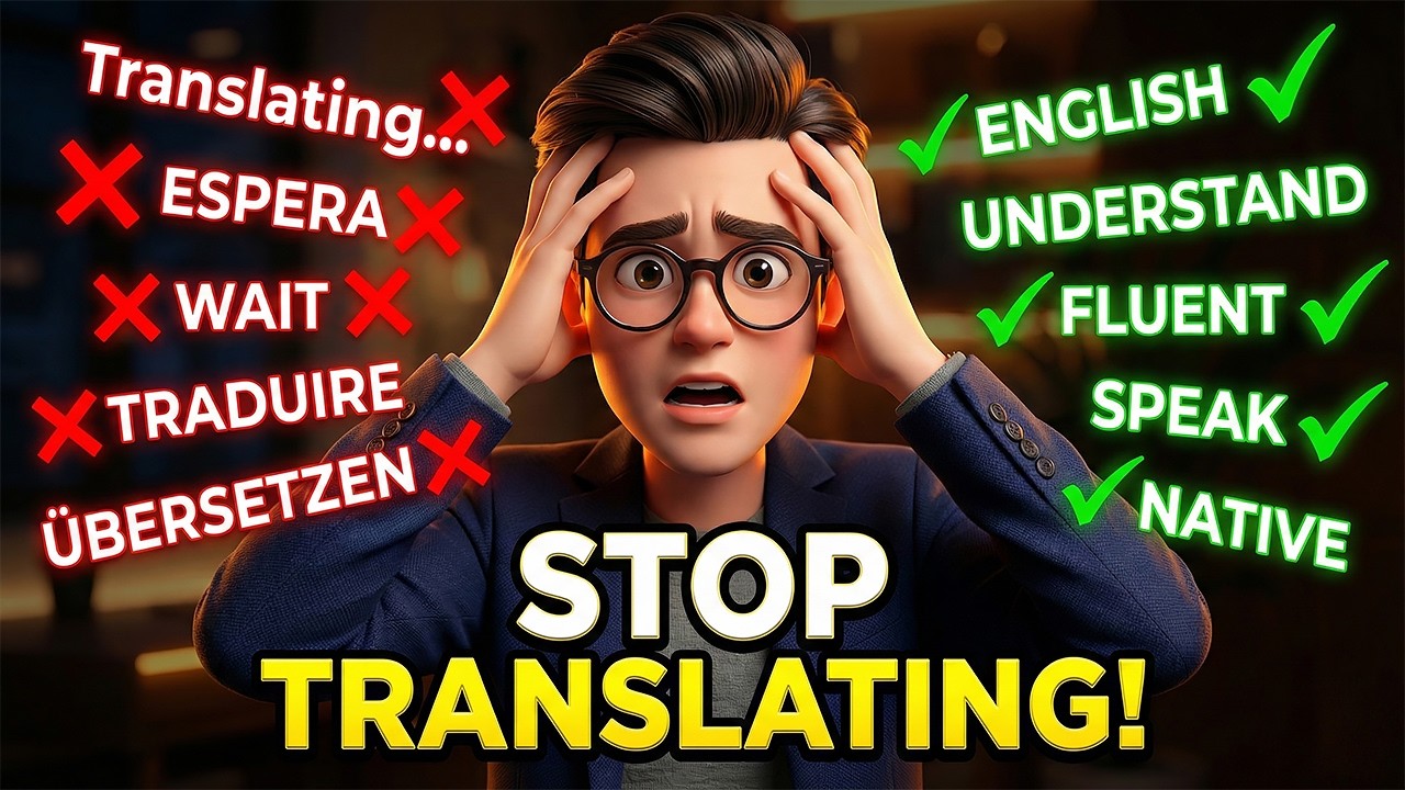 Think in English and Speak Faster || No More Translation