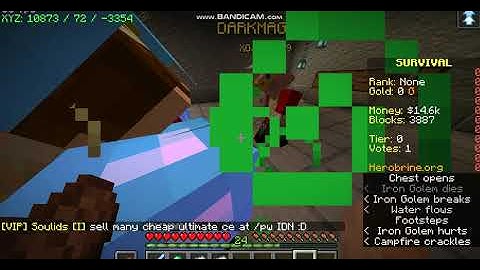 How to earn easy money in any HEROBRINE.org survival