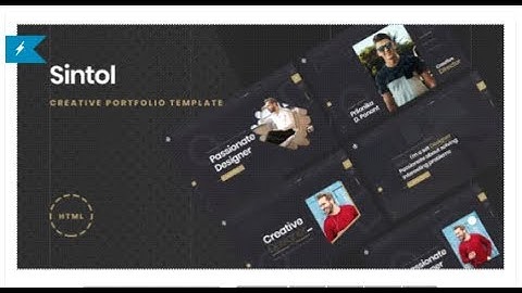 Sintol - Personal Portfolio HTML5/Bootstrap4 Template | Themeforest Templates
