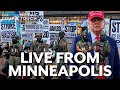 LIVE GENERAL STRIKE March Against ICE In 10 DEGREES LIVE From Minneapolis 