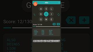 Solving 9 Letter Jumble