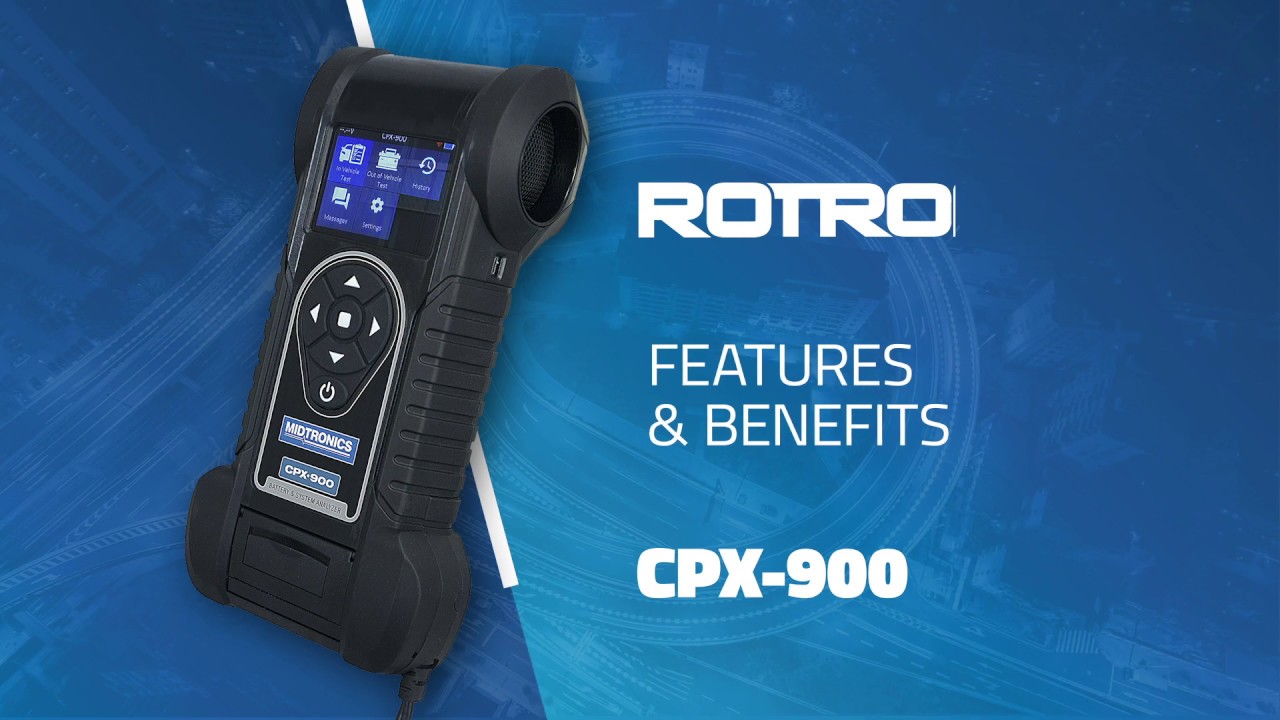 Features and Benefits of the Midtronics CPX 900 Battery Tester, YouTube