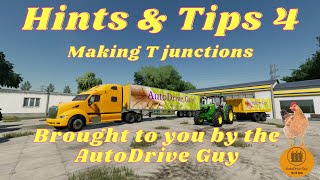 Farming Simulator 22 - AutoDrive Tutorial 4 - Making T Junctions @autodriveguy6014