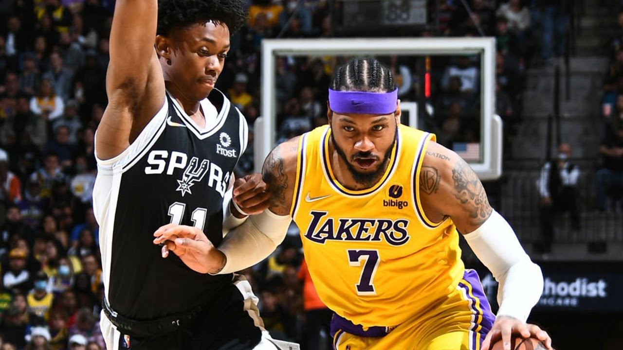 helvede gear strække Los Angeles Lakers vs San Antonio Spurs Full Game Highlights | 2021-22 NBA  Season - YouTube