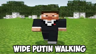 Wide Putin Walking mem in Minecraft | Note Blocks | Широкий Путин в Майнкрафте | Нотные блоки