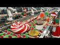 Inside a Christmas Candy Factory | How Festive Candies Are Made (Full Process)