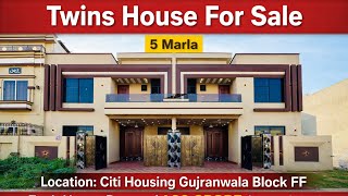 5 Marla Twins House For Sale Citi Housing Gujranwala #viralvideo #gujranwalarealestate #fry #viral 