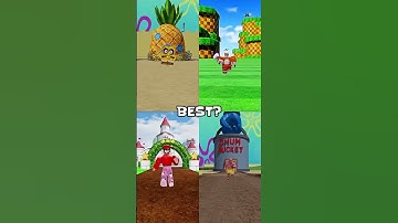 Roblox Sponge Bob Chasing 🐸 || #minecraft #animation #cartoon #funny #roblox #memes #shorts