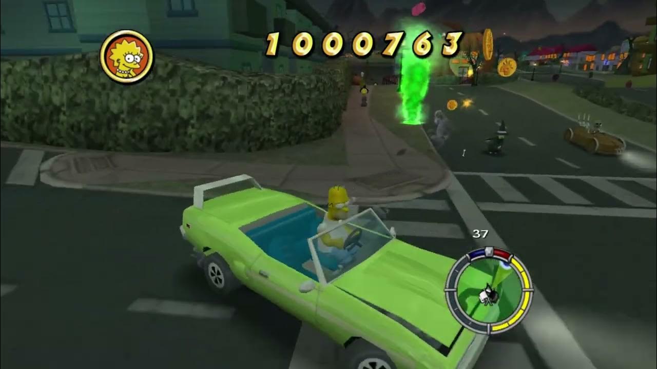 Simpsons Hit and Run all Level 7 Gags !! - YouTube