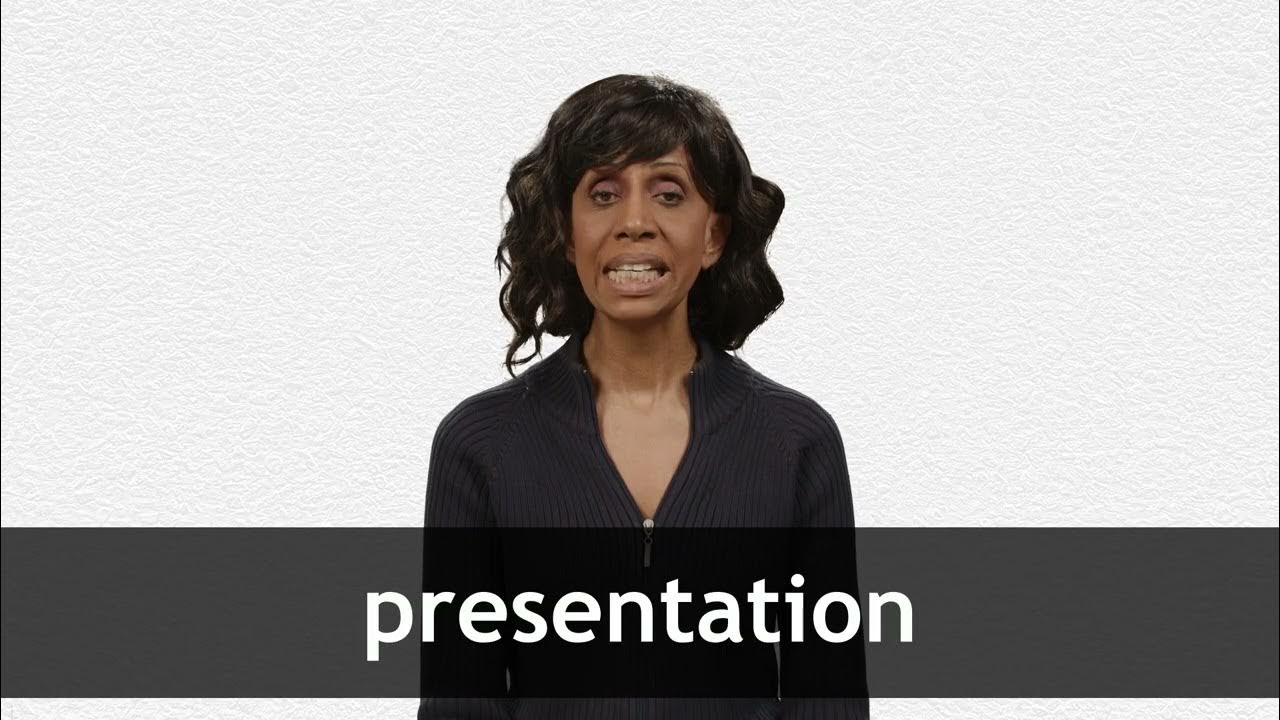 how to pronounce presentation in english