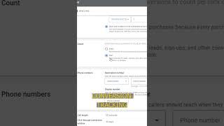 Set Up Phone Calls Conversion Tracking in Google ads #shorts #digitalmarketing