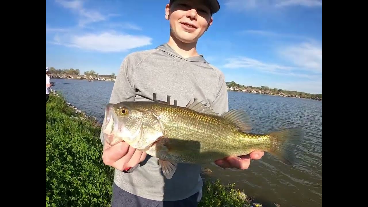 Springtime bass fishing! Catching spawning bass