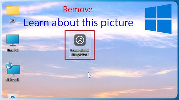 How to Remove "Learn about this picture" Icon on Desktop in Windows 11/10