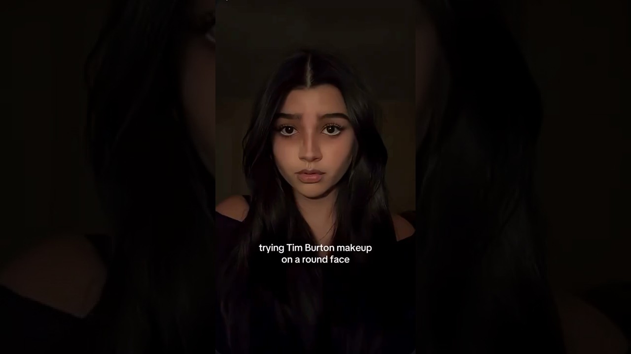 пробую макияж Тима Бертона 👻
