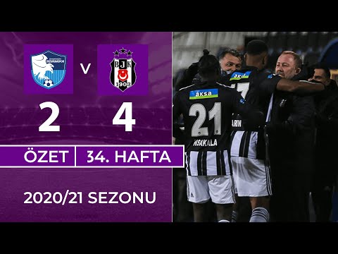 ÖZET: BB Erzurumspor 2-4 Beşiktaş | 34. Hafta - 2020/21