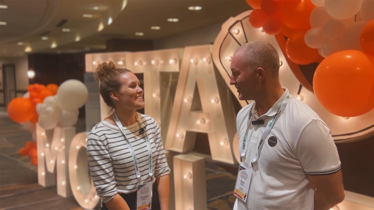 Bob Nixon and Sinead Gillett at TTA 2024