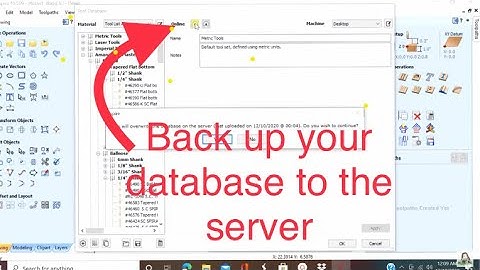 PART 2 Back Up & Organize Your Tool Database to #Vectric #Aspire, VCarve, Cut2D, Cut3D & PhotoVCarve