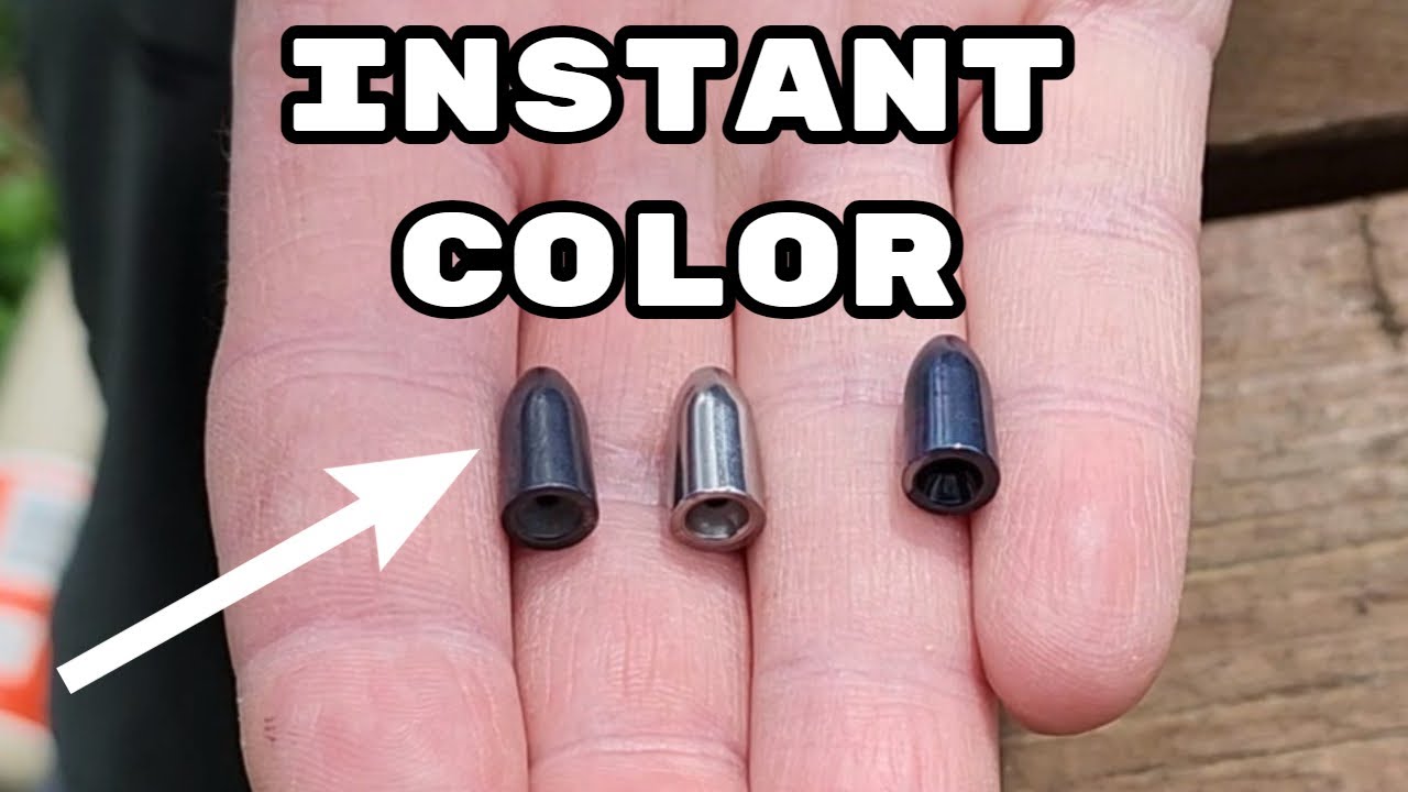 Color Your Tungsten Weights so they NEVER Chip, Peel or Fade again