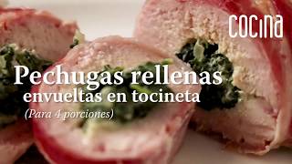 Paso a paso: pechuga rellena