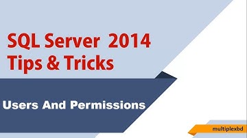 How to create user And give specific database permission in Sql Server