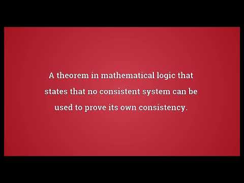 Gödel's incompleteness theorem