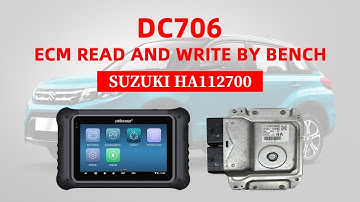 OBDSTAR DC706 Read and Write SUZUKI HA112700 ECM on Bench- OBDII365