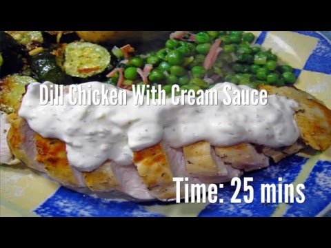 Dill Chicken With Cream Sauce Recipe