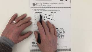 6+1 Traits of Writing Sentence Fluency Week 4 Day 2