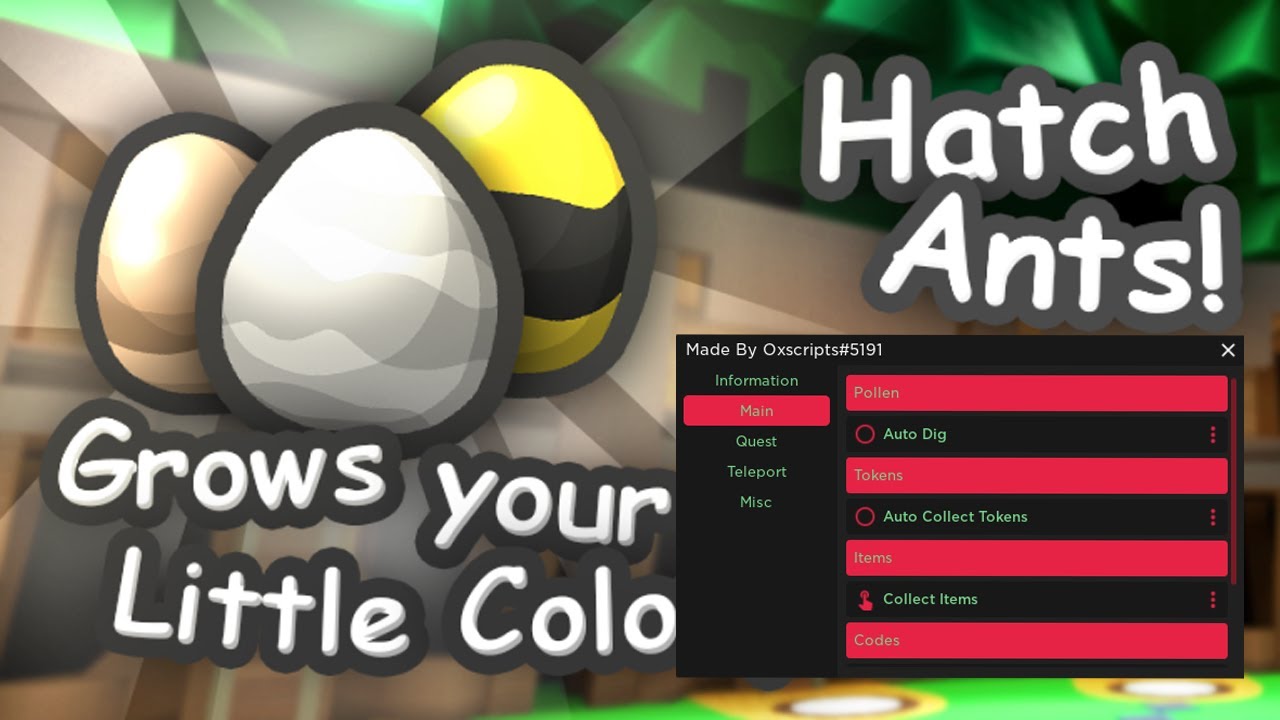 🐜 Ants Simulator Hack Script [ROBLOX] 🐜 - YouTube