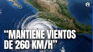 Huracán Polo se intensifica otra vez: así golpeará a Jalisco, Colima y Guerrero