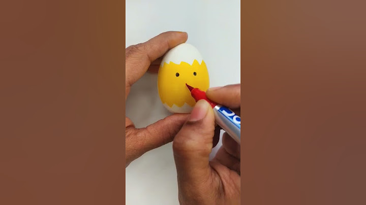 Cute chick in egg shell #cute #egg #eggshellcraft #drawing