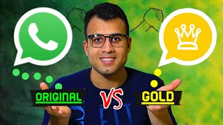 The difference between the latest golden WhatsApp update vs the original new WhatsApp update screenshot 5