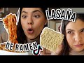 Convertí  Ramen en Lasaña *receta de tiktok*  | RebeO