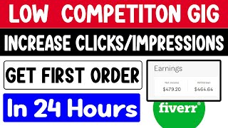 Fiverr Low Competition Gig 2022 || Fiverr Gig Ranked High demand Gig || Get Orders On First Gig