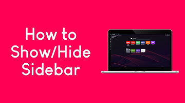 How to show/hide sidebar on Opera GX browser