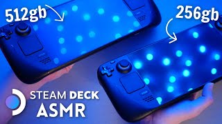 Steam Deck ASMR ✨ The Tingliest Tour of TWO Steam Decks  256gb vs 512gb Comparison