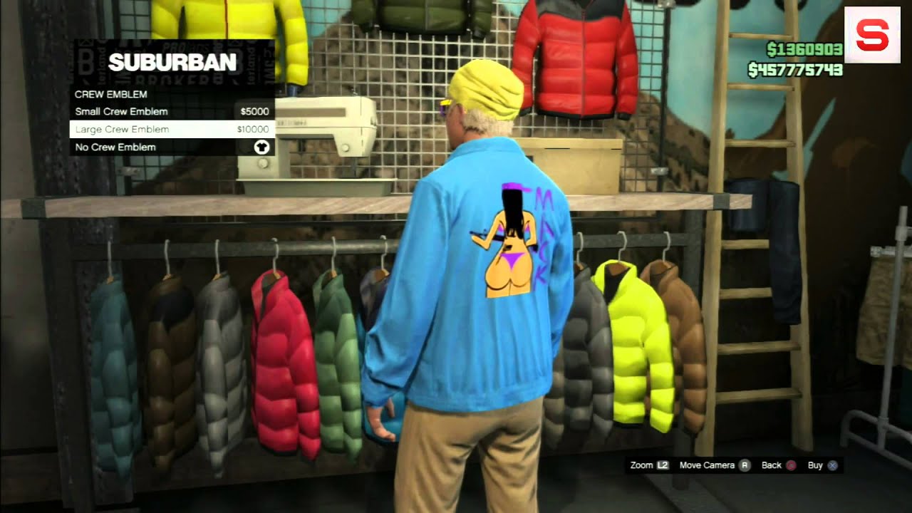 Gta V Online Glitches Gta V "Have Two Crew Emblems on Your Shirt