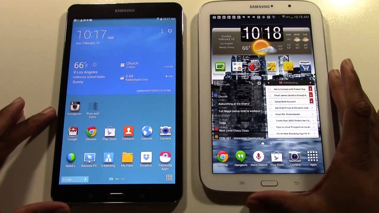 Note 8 vs tab 4