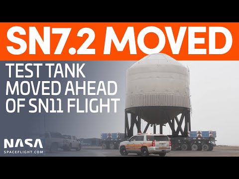 SpaceX Boca Chica: Starship SN11 Abort Static Fire - SN7.2 Moved to the Production Site