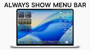 macOS Tahoe 26: How to Always Show Menu Bar on Mac