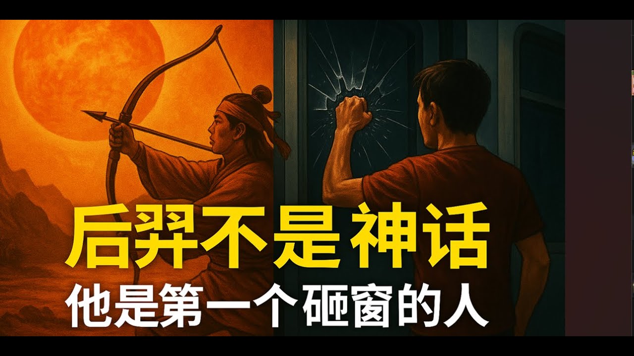 【山海经】中的后羿不是神话，而是那个时代砸开高铁车厢的人/从哈拉帕到三星堆，次大陆迁徙假说/后羿射日是隐喻东夷与华夏之间的战争吗？夸父与后羿，面对灾难的不同选择/人类历史上共同的太阳恐惧