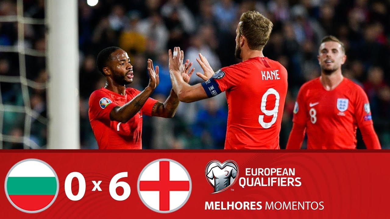 BULGÁRIA 0 X 6 INGLATERRA – Melhores Momentos – Eliminatórias da Euro (14/10/19)