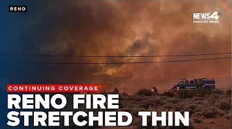 Reno firefighters stretched thin as Davis Fire demands extra hands thumbnail