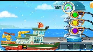 PERMAINAN KONTRUKSI ANAK MENGENAL KAPAL PEMECAH ES & MEMBANGUN RUMAH SINTERKLAS | GO KIDS INDONESIA screenshot 3