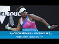 Madison Brengle v Naomi Osaka Extended Highlights (2R) | Australian Open 2022