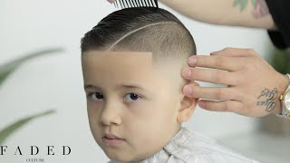 CLEAN KIDS HAIRCUT - BARBER TUTORIAL